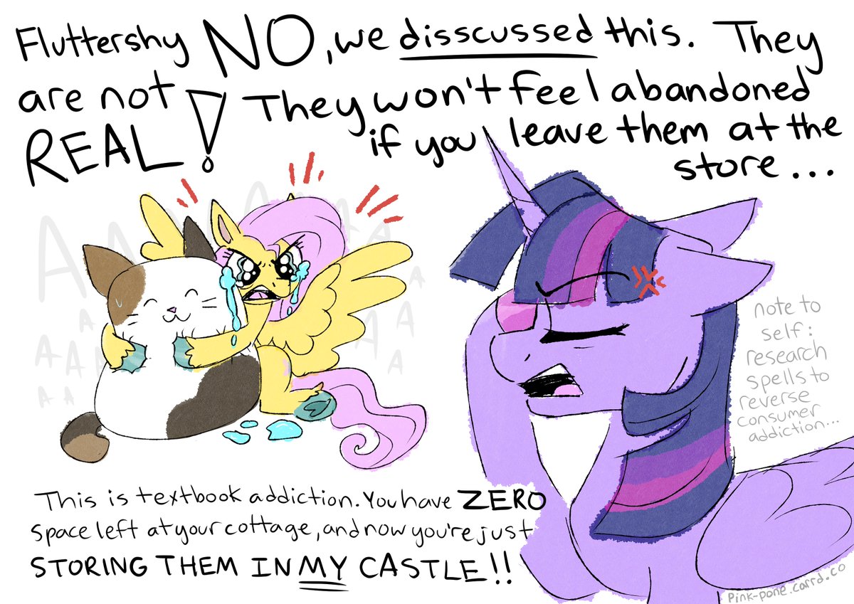 fluttershy's squishmallow addiction