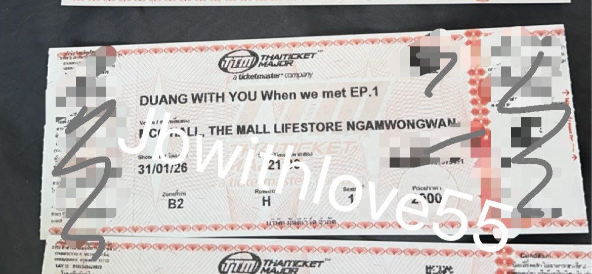 Jbwithlove55's tweet photo. WTS / ปล่อยบัตร
📍zone B2 row H seat no.1x
💵not original price

F2F payment👌🏽

#31มกรามีด้วงกับเธอ
#ด้วงกับเธอSeries 
#DuangWithYouSeries https://t.co/NVq0TPXhou