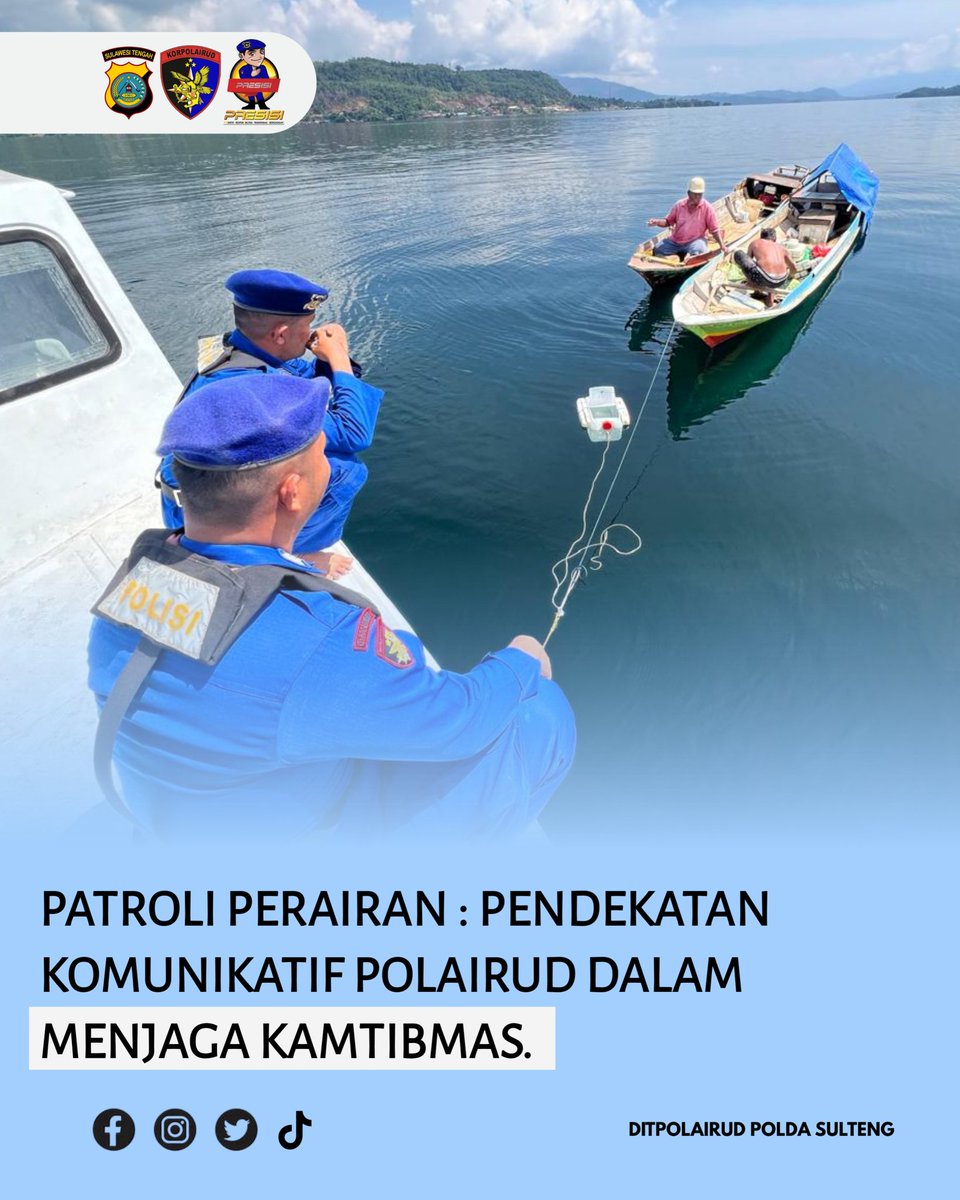 Patroli Perairan : Pendekatan Komunikatif Polairud dalam Menjaga Kamtibmas.