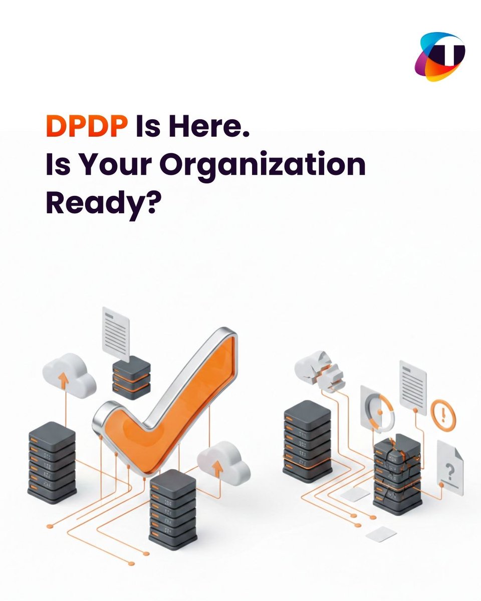 techved's tweet photo. DPDP is now mandated by law,
Data protection is no longer optional!

But compliance isn’t just about policies,
It affects consent, data flows, governance and accountability across systems!

DPDP may start as a legal obligation, readiness is operational.
#DPDP #DataProtection https://t.co/B3QlGpKpYx