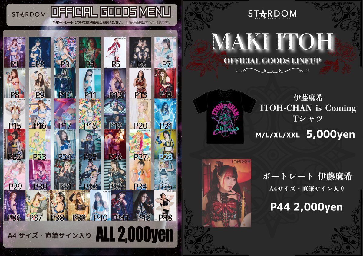 1.21後楽園ホール大会 会場物販情報／ 新商品4種の他にも様々なグッズ