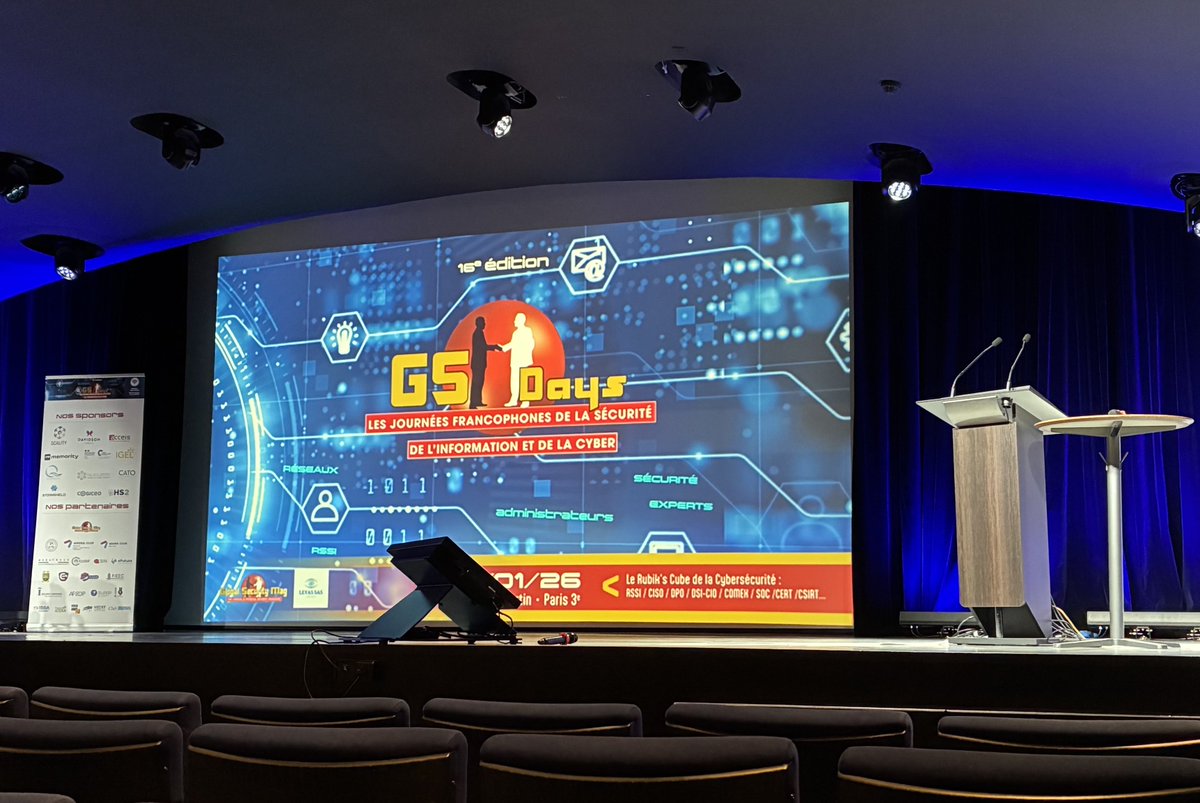 L’un de mes événements professionnels préférés chaque année. C’est parti.
#GSDays
