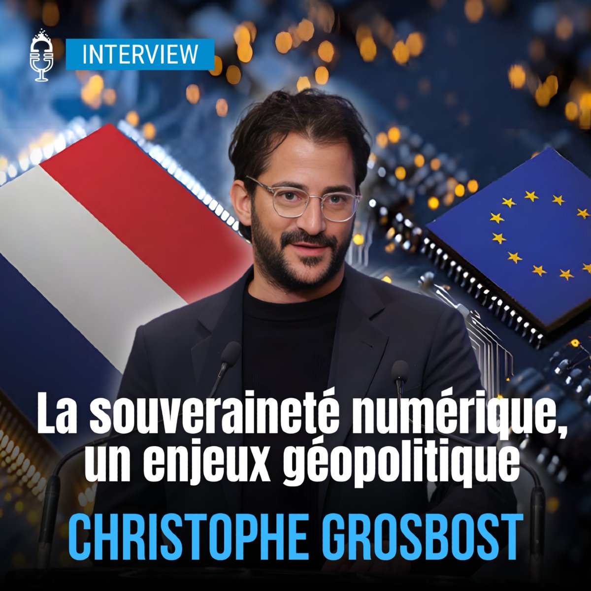 JeromeColombain's tweet photo. Le numérique n’est plus un simple outil technique. Christophe Grosbost explique pourquoi la souveraineté numérique est devenue un enjeu géopolitique majeur pour la France et l’Europe. 
🎧👉 https://t.co/54u7jDTcOS https://t.co/ZuTjSgH2yV