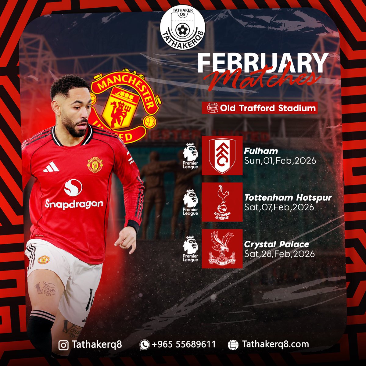 tathakerq8's tweet photo. الدوري الإنجليزي… المتعة تبدأ من المدرجات! 🔥
قمم نارية، أجواء أسطورية، وتشويق حتى صافرة النهاية ⚽🔥
لا تكتفي بالمشاهدة… عِش التجربة على أرض الملعب 🎟️✈️

📍 احجز تذكرتك الآن
🌐 https://t.co/vHetrAAcFG

#PremierLeague #الدوري_الإنجليزي #كرة_القدم #تذاكر_مباريات #TathakerQ8 https://t.co/SVq8JnS2dl