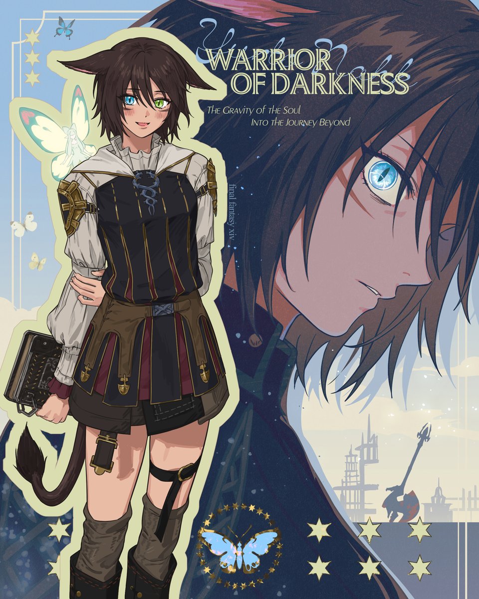 longearscom's tweet image. Now and Then #FFXIV