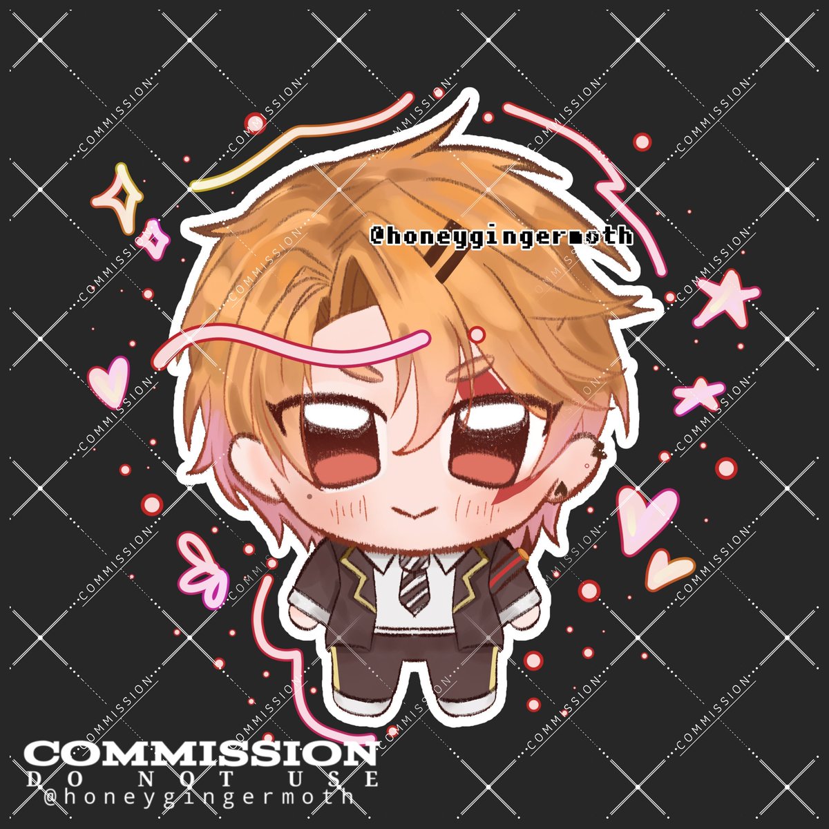 honeygingermoth's tweet photo. Comm'ed by a friend on FB!
@/lenanowi

Im perpetually open  of sketch comms and YCH chibi comms till the end of time 

#commissionsopen #artmoots https://t.co/39C54uDsOn