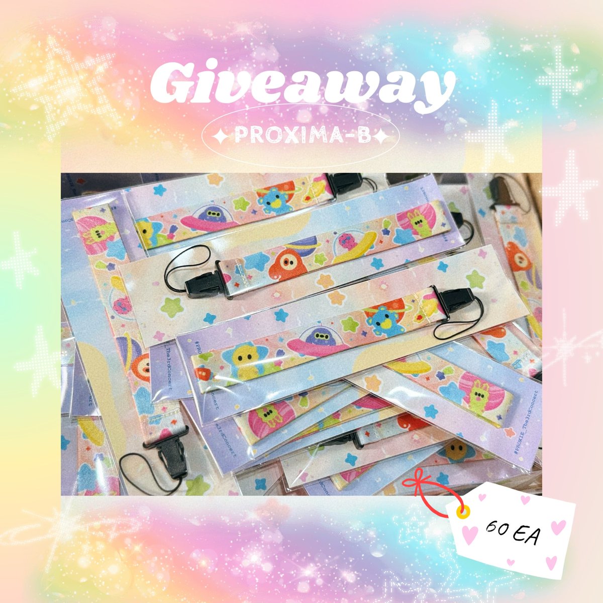 PloyPP's tweet photo. ⋆✴︎˚｡⋆ Giveaway for PROXIMA-B  ⋆✴︎˚｡⋆ ࣪
#PROXIE_The3rdConcert 

♡ pls kindly rt ♡
มารับน้องๆกันนะคะ 

- Hand strap 60 EA -

🚀Impact arena
🗓️24 Jan 2026
⏱️TBA 

#giveawayUSER 
#PROXIEth https://t.co/ebMXAJzTPG