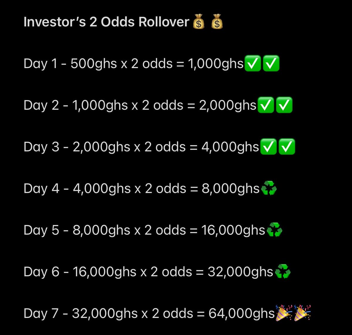 Rollover Day 4⚽️⚽️⚽️⚽️

Code - stake.com/sports/home?ii…

Register A Stake Account Here for free $100 bonus - stake.com/?offer=investo…

NB - Lost tickets on Stake.com will be selected and refunded❤️
