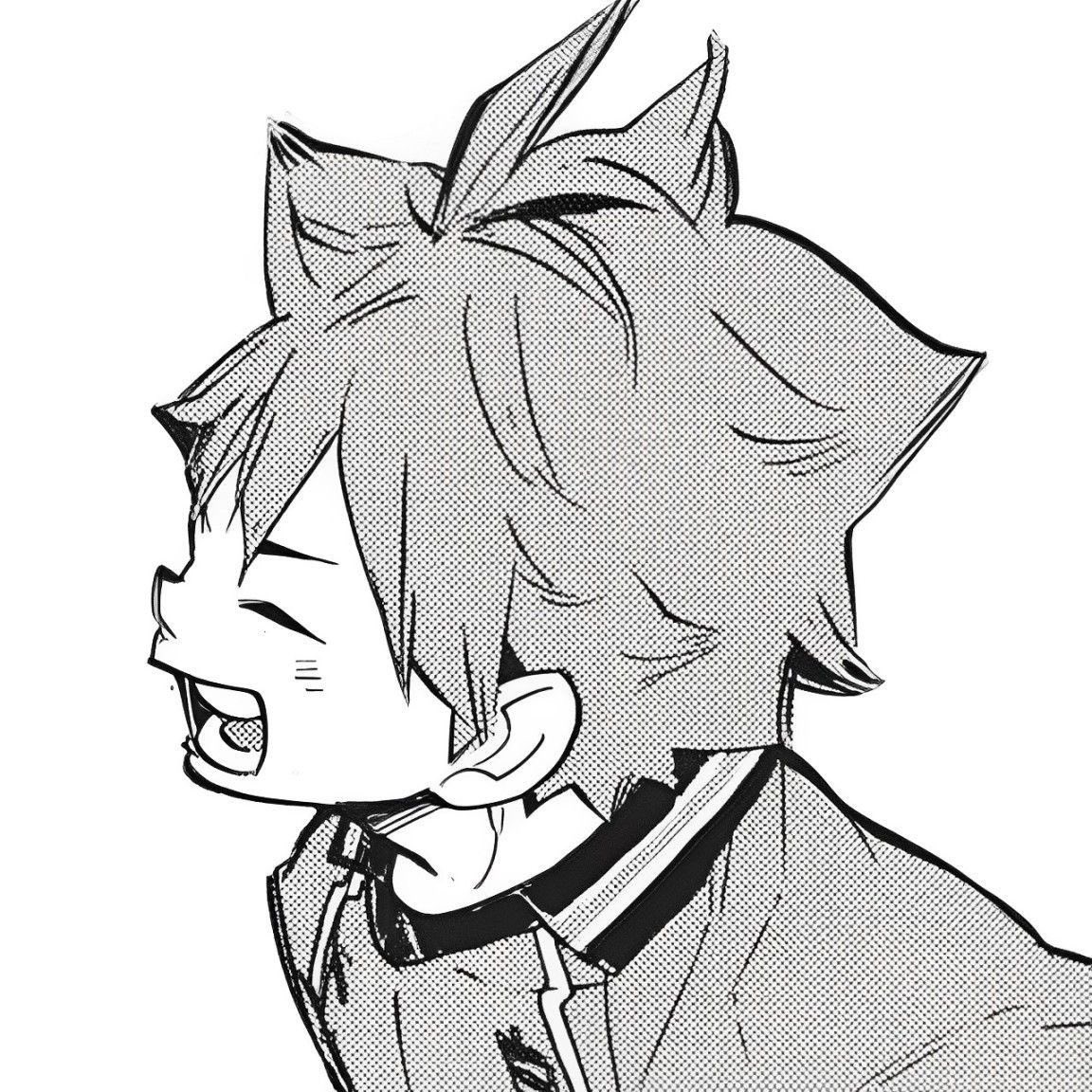 smileyshoyo's tweet photo. manga shoyo is truly the cutest https://t.co/o9c2KPdfV3