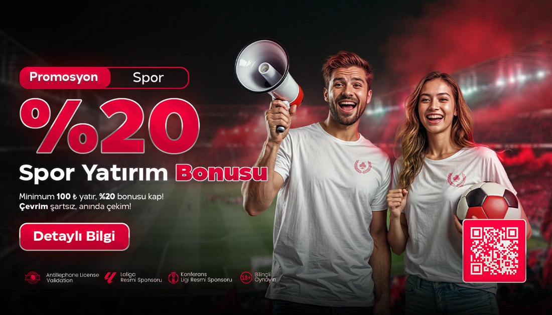 🏆 Bahsine %20 Çevrimsiz Spor Yatırım Bonusu!
🎯Spor bahislerinde kazancını artırmak artık çok kolay! ✅

💰 Her yatırımına %20 bonus
📌 Minimum 100 TL yatırım
🔁 1,40 orandan 1 kat çevrimle çekim imkânı

📢 Tüm yatırım yöntemleriyle geçerli!

👍Giriş: bit.ly/bhssosyal