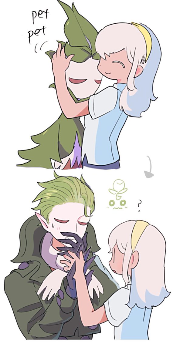 原型と擬人化の比較みたいなやつ #サフ主 とニャオリ 