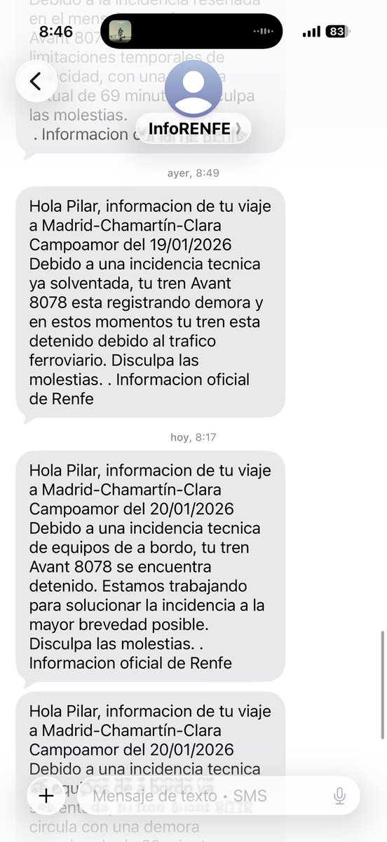 xinflina's tweet photo. Fallos técnicos DOS DÍAS SEGUIDOS en el MISMO tren. Luego pasan cosas y nos sorprendemos, ¿eh, ministro? @oscar_puente_ https://t.co/RjlPszOJQk