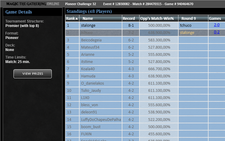 tchucomtg's tweet image. I split the finals of the last Pioneer Challenge with my friend @Joaorinaldopaes . The new Golgari is amazing, thank you so much @_Rudandrade 🫡, for giving me back the pleasure of playing Pioneer.

@fireshoes