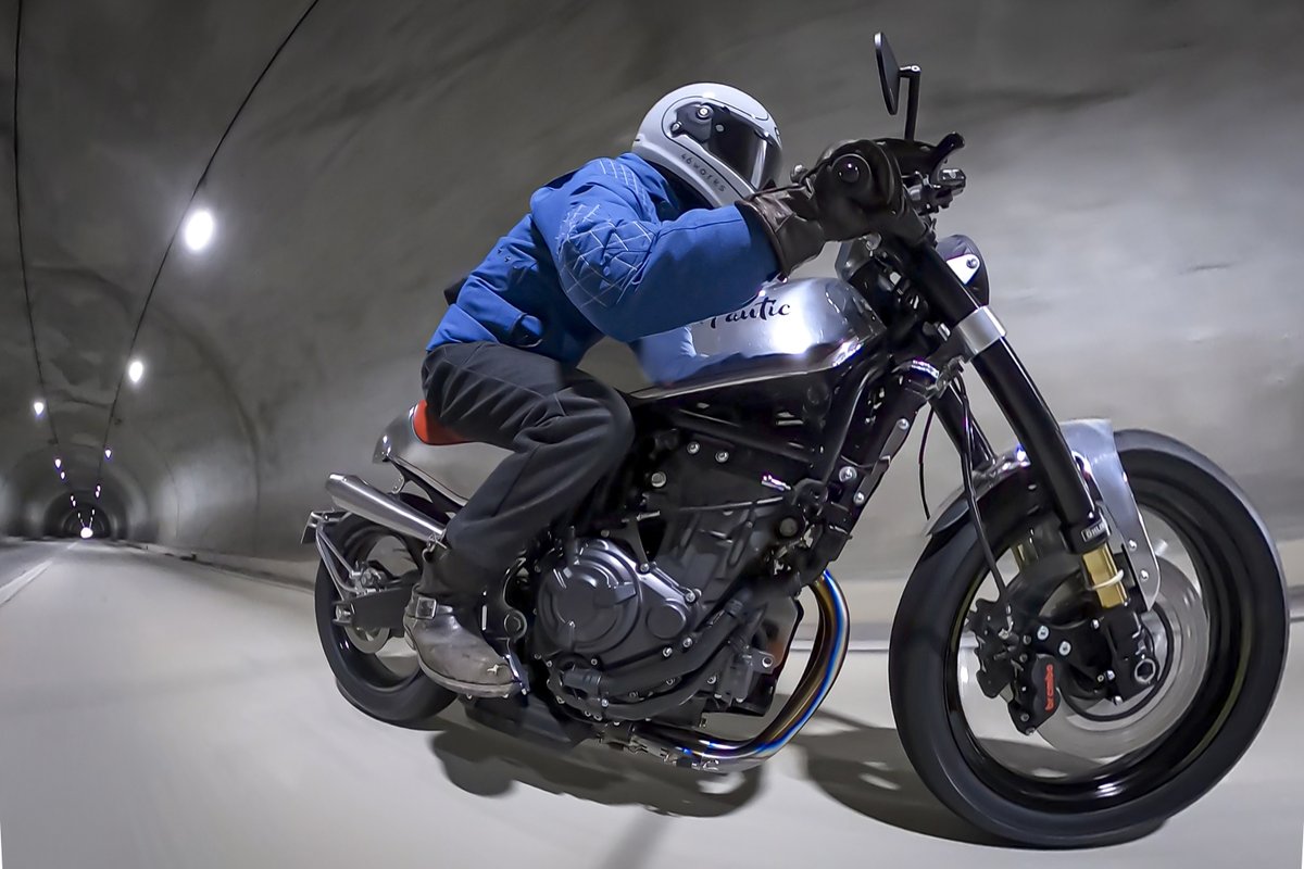 FANTIC Caballero Scrambler 700 cafe セットアップ完了。目指した