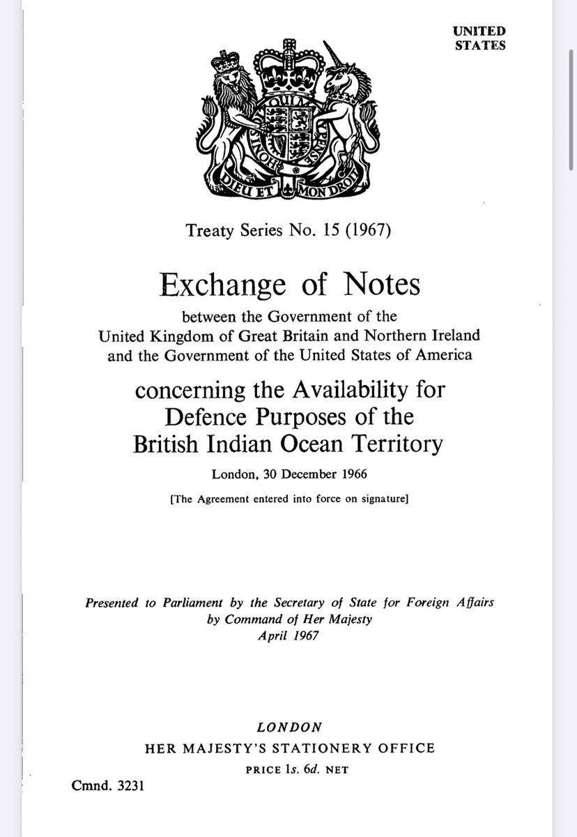 RossKempsell's tweet image. President Trump can absolutely stop Starmer’s Chagos deal - that’s why Labour tried so hard to get him on side 

When UK created BIOT it repeatedly promised the whole territory would be available for US military use indefinitely - which was renewed in 2016 

Deal getting stopped