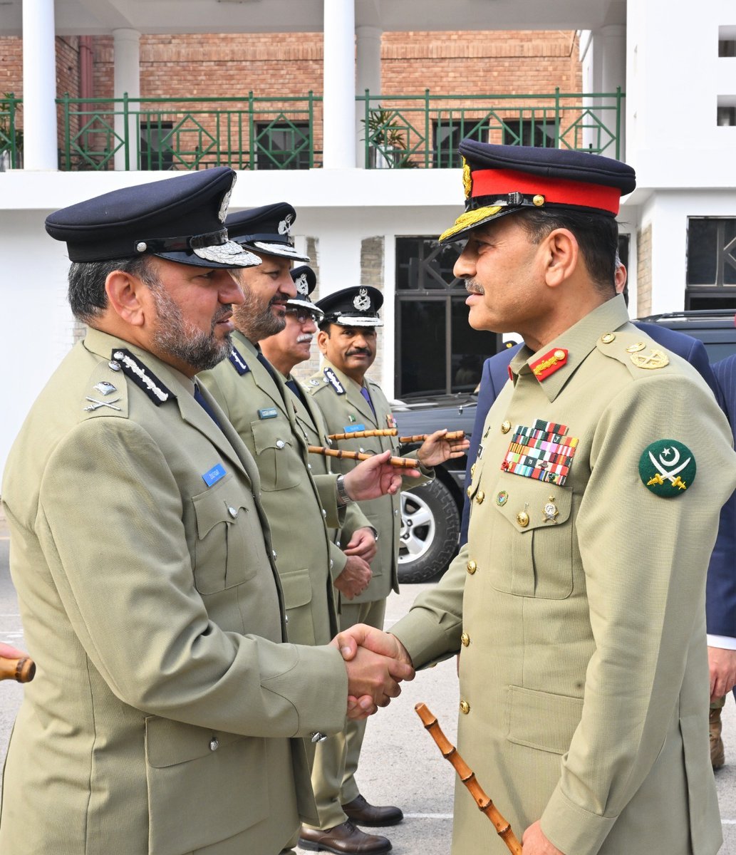 ForumStrategic's tweet image. Field Marshal Syed Asim Munir COAS &amp;amp; CDF at the National Police Academy [NPA], Islamabad 🇵🇰