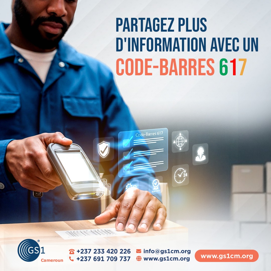 gs1_cameroun's tweet photo. 𝐋𝐚 𝐜𝐨𝐧𝐟𝐢𝐚𝐧𝐜𝐞 𝐜𝐨𝐦𝐦𝐞𝐧𝐜𝐞 𝐩𝐚𝐫 𝐮𝐧 𝐬𝐜𝐚𝐧.

Offrez à vos clients l’information qu’ils recherchent en un clin d’œil.

Pour en savoir plus, écrivez-nous sur WhatsApp via le lien : https://t.co/VJhBLsKPRB

#Transparence #ConsommationLocale #GS1 #CodeBarres https://t.co/nxizF3gSAJ
