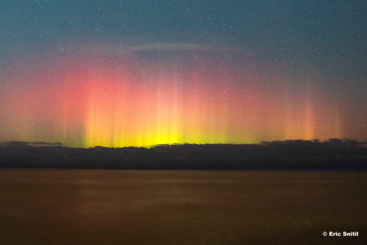 PATIENCE PAYS OFF: It's 3am. The wind chill in Rochester is -5 degrees as waves splash in front of me. The spray freezes instantly on the base of my tripod. My fingers and toes are frozen, but I know a substorm is coming. Alas, my patience is rewarded. For several minutes,