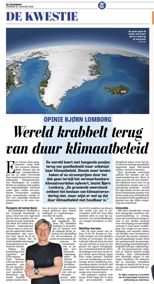 Beter ten halve gekeerd dan ten hele gedwaald..
Een aanmoediging voor de <a href="/VVD/">VVD</a> <a href="/cdavandaag/">CDA</a> <a href="/D66/">D66</a> <a href="/gl_pvda/">GroenLinks-PvdA</a> <a href="/estherouwehand/">Esther Ouwehand</a> <a href="/christenunie/">ChristenUnie</a> om het anders te gaan doen.
#Klimaatwaanzin