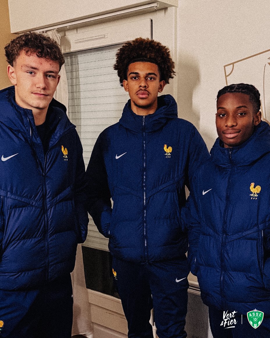 ASSEofficiel's tweet photo. 👏 Du Vert en force en Équipe de France U17 pour le premier rassemblement de 2026 ! 🐓🇫🇷

Bravo à nos sélectionnés : le gardien de but Lorik Vial, le défenseur central Nathan Kasia Nkondo et l'attaquant Mylan Toty ! 💚 https://t.co/5VIgRJq4Qz