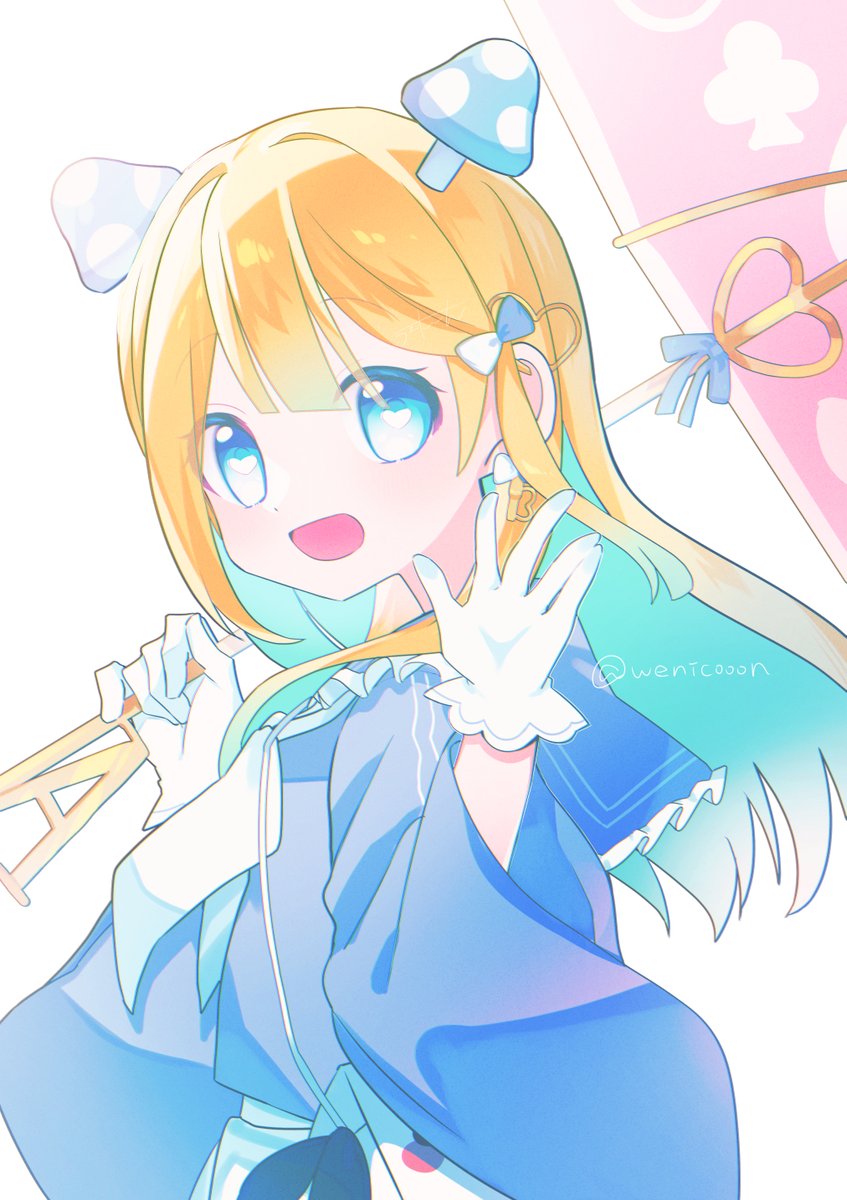 wenicooon's tweet photo. #コンパスお絵描き 
アリスちゃん https://t.co/4BYuoIj7gD