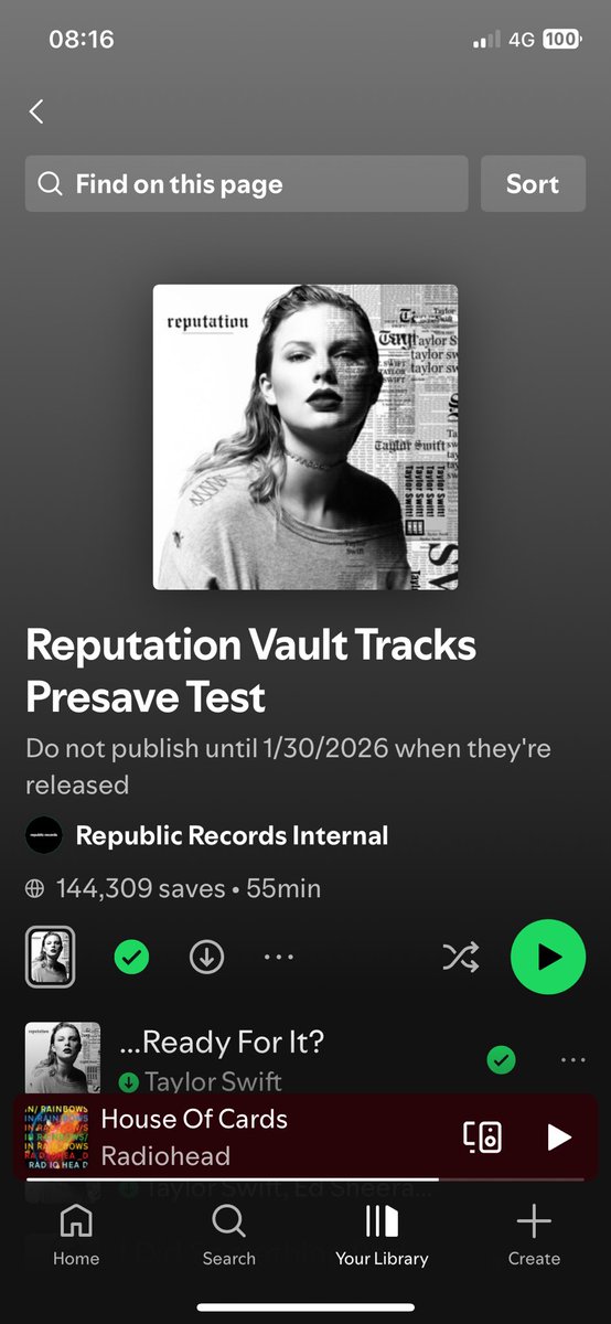 anyone else find this in their spotify library??