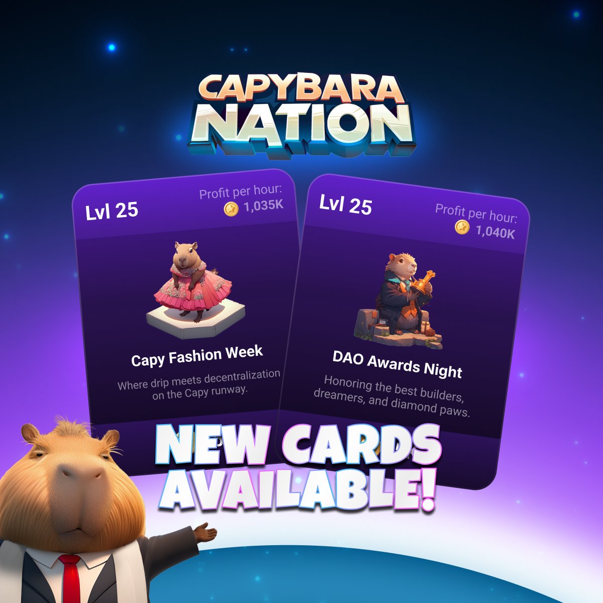 Capybara Nation - $BARA is live on Crypto.com (@capy_nation) / Posts / X