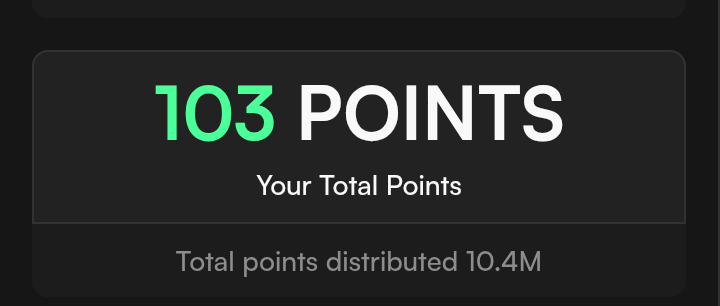 Today I calculated how much one <a href="/reya_xyz/">Reya</a> point could be worth in the future.

And why I’m bullish on $REYA and grinding it daily.

Let’s break this down in a simple way.

So far, around 10.5M $REYA points have already been distributed.

If in the future Reya decides to allocate