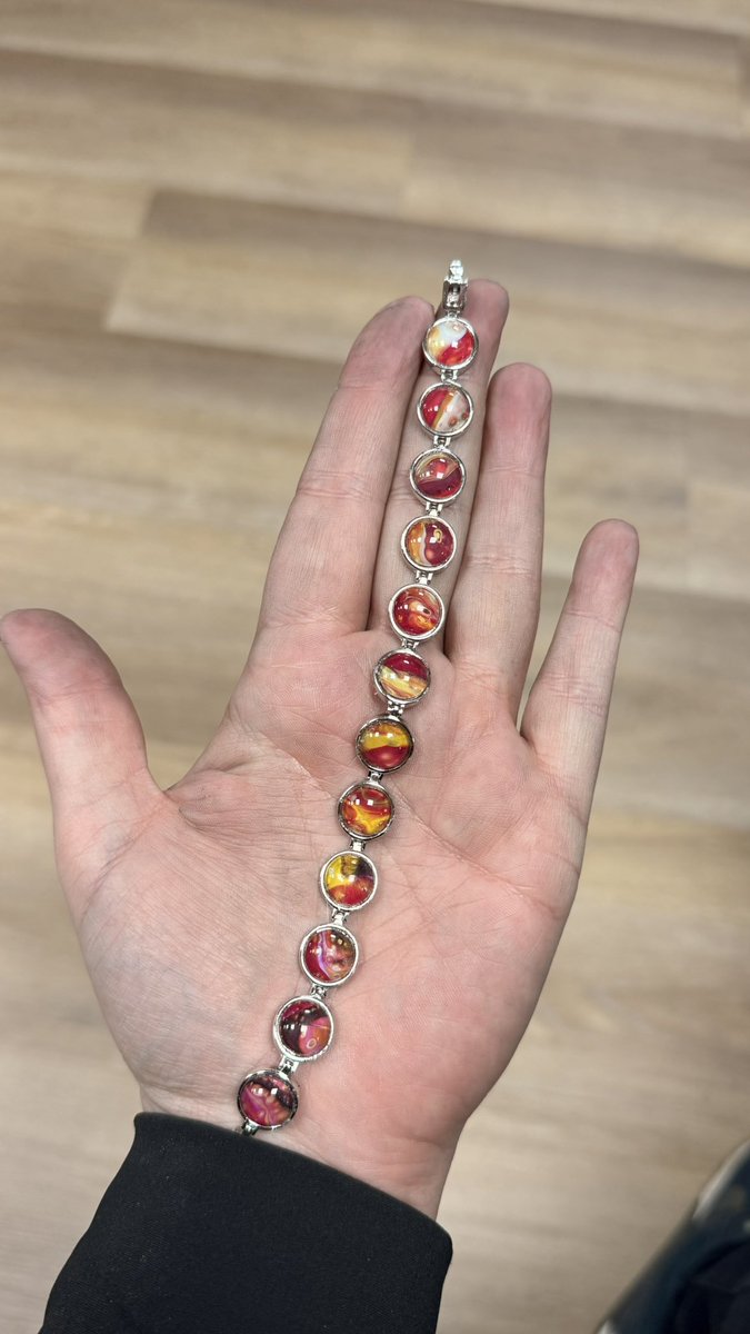 Deze armband heb ik op aanvraag voor een klant gemaakt ♥️