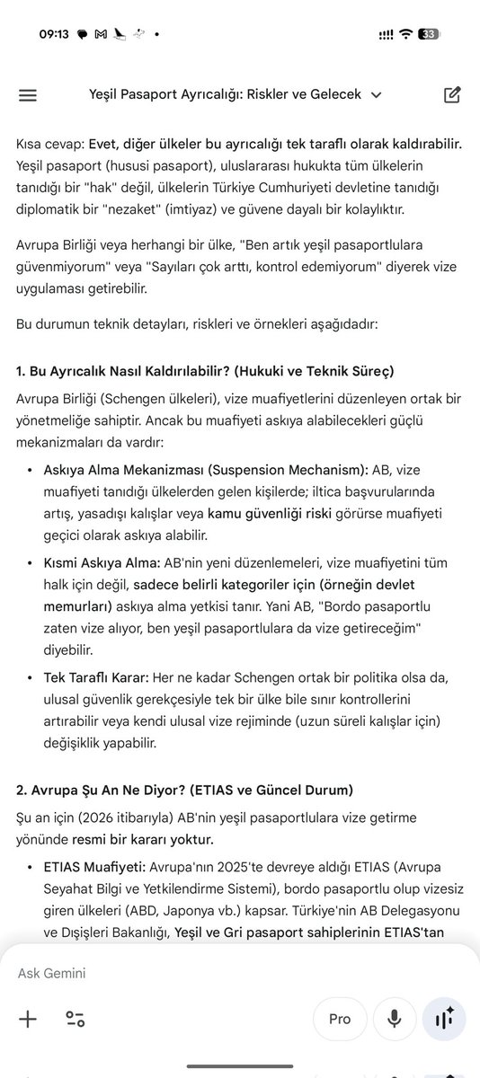 fahriaksi's tweet photo. @taylanyildiz @taylanyildiz Bunun güvene dayalı bir imtiyaz olduğunu neden görmezden geliyorsunuz. 
Yeşil pasaport Türklere yukardan indirilmiş bir nimet değil. Güvene dayalı Türk devlet memurlarına verilmiş bir hak. https://t.co/920NGGUtL3