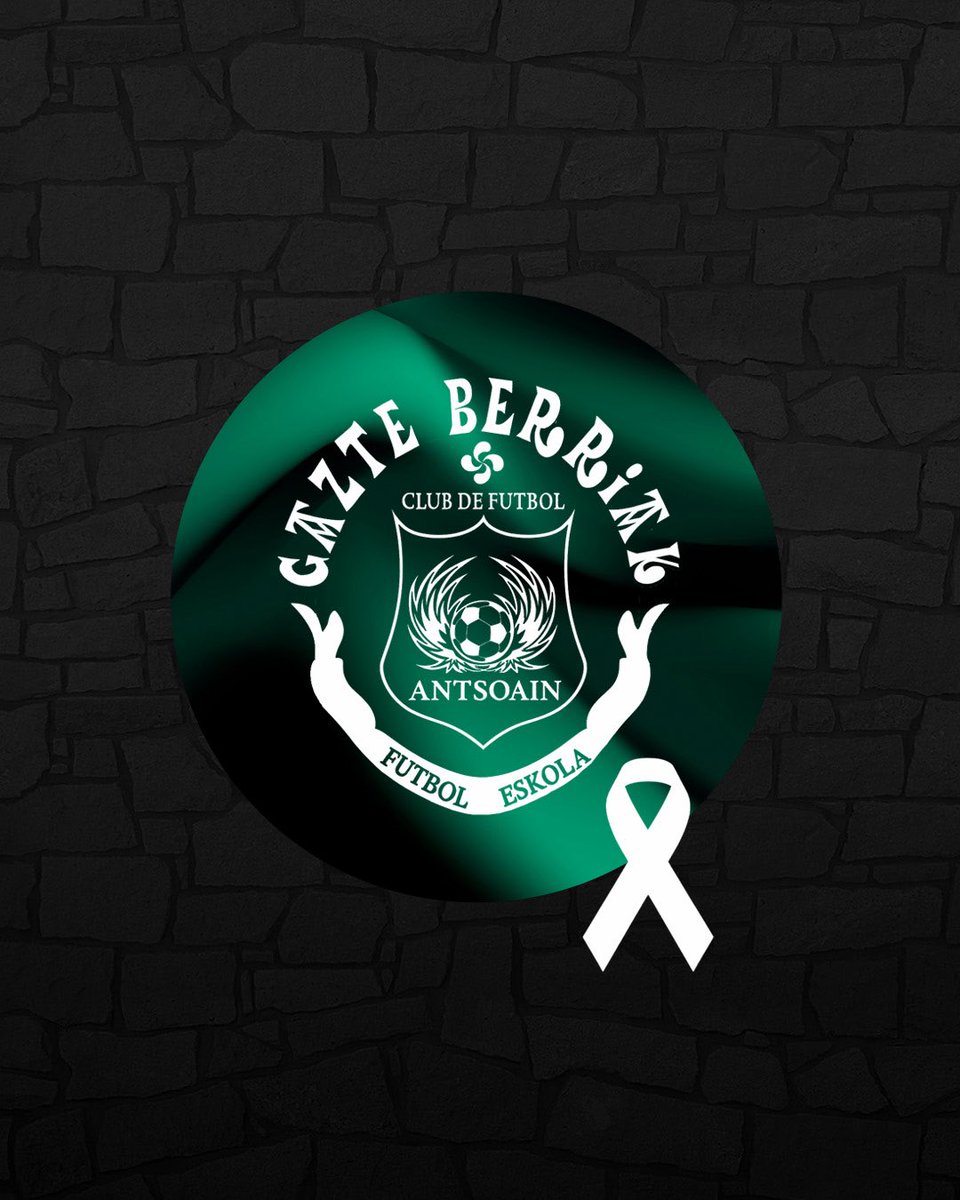 El C.F.Gazte Berriak quiere mandar un fuerte abrazo ,apoyo y condolencias a las víctimas y familiares del trágico accidente ferroviario de Adamuz.

¡Deseamos una pronta recuperación para la gente que ha sufrido heridas y lesiones!