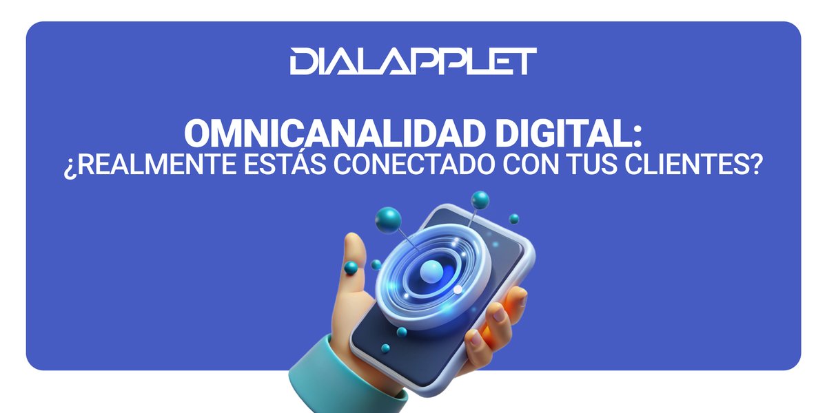 ¿Tus clientes cambian de canal y tu equipo pierde el hilo?
Con DialApplet, integrás voz, chat, email, redes y WhatsApp en una sola plataforma.

Pide una demo 👉 dialapplet.com/solicita-demo/
Más info 👉 dialapplet.com/omnicanalidad-…

#Omnicanalidad #CX #DialApplet