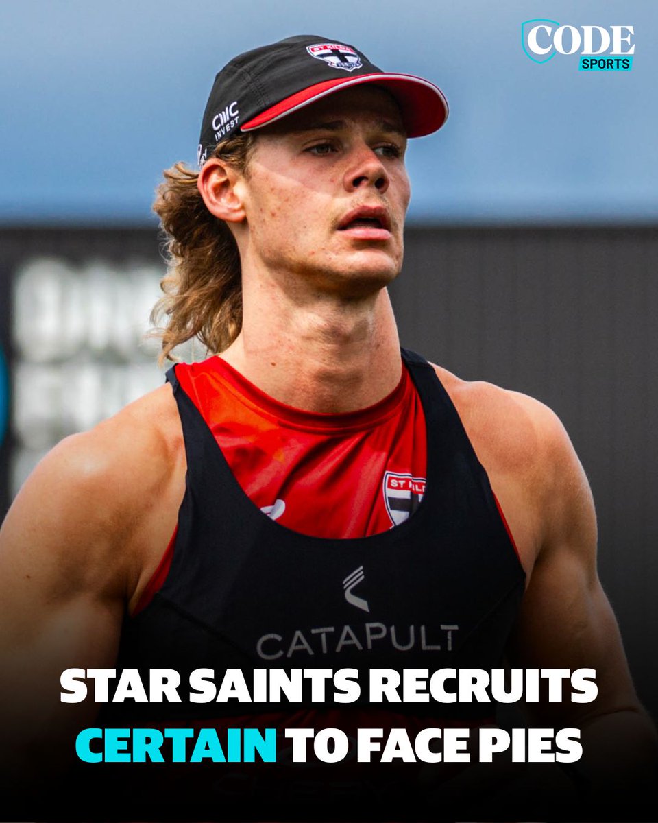 superfooty's tweet image. St Kilda is certain to unleash prized Carlton recruits Tom De Koning and Jack Silvagni in the club’s Opening Round blockbuster against Collingwood.

READ MORE 👉 bit.ly/45nYteO