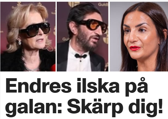 bittermicke's tweet photo. Jag fattar att Lena Endre blir förbannad. Här ska hon på fest och har tagit på sig sina allra snyggaste svetsglasögon. Och så kommer den där jävla posören  med likadana svetsbrillor. Vad är oddset liksom?! https://t.co/roIHNrMQVx