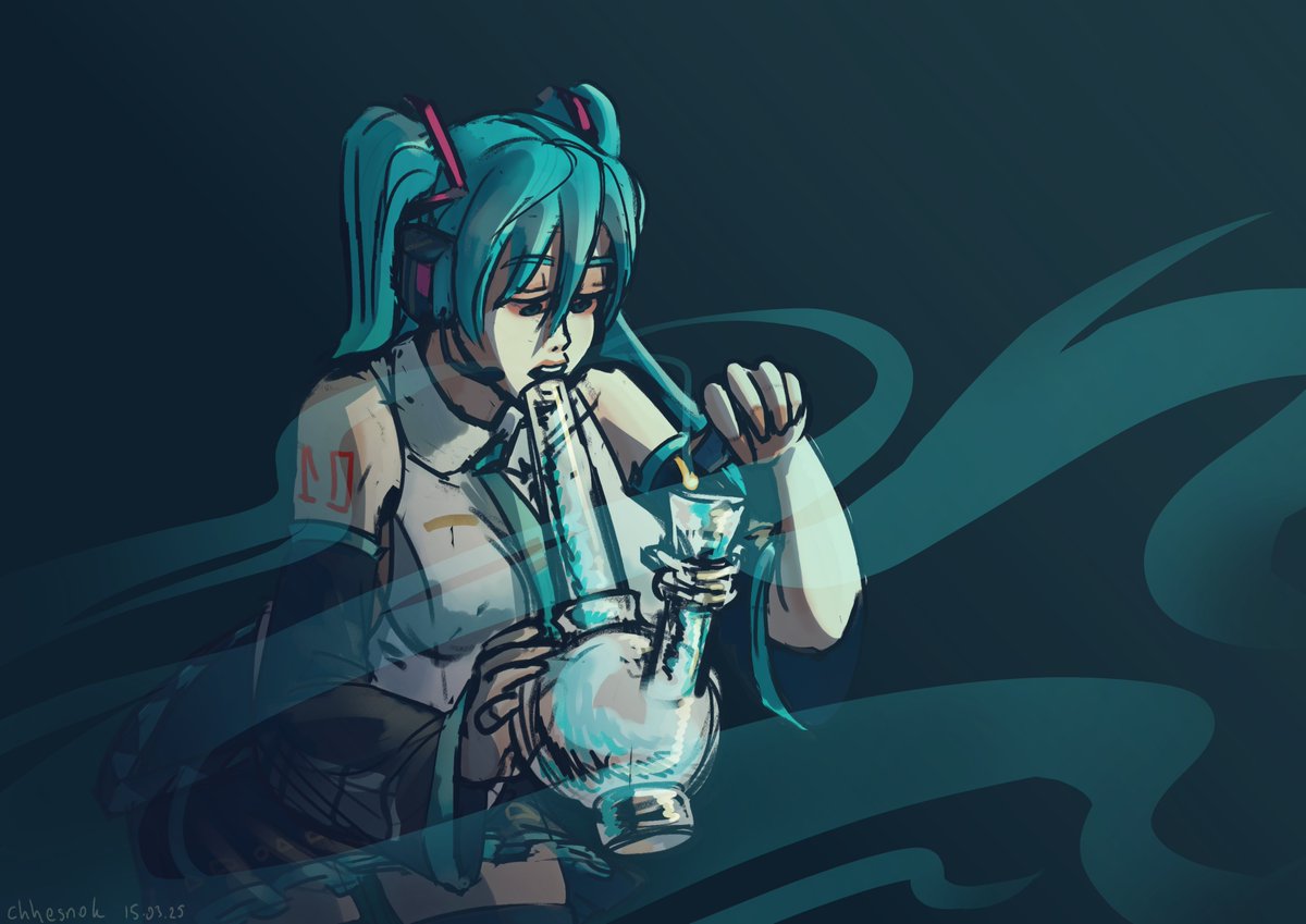 chhesnokk's tweet photo. Miku time!!! #Miku #vocaloid https://t.co/R3Hhc9krlb