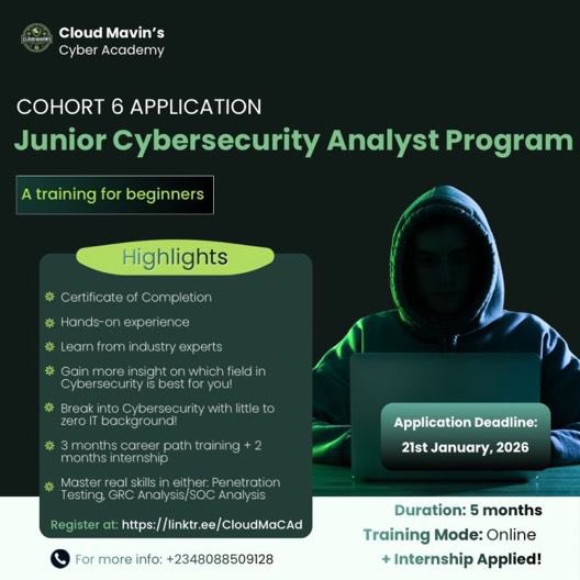 Cloud_Mavin's Cyber Academy tweet media