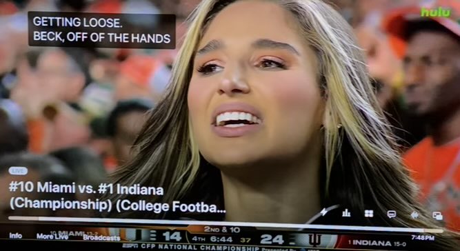 ESPN just casually screen bombing Abella Danger 🤣 👏