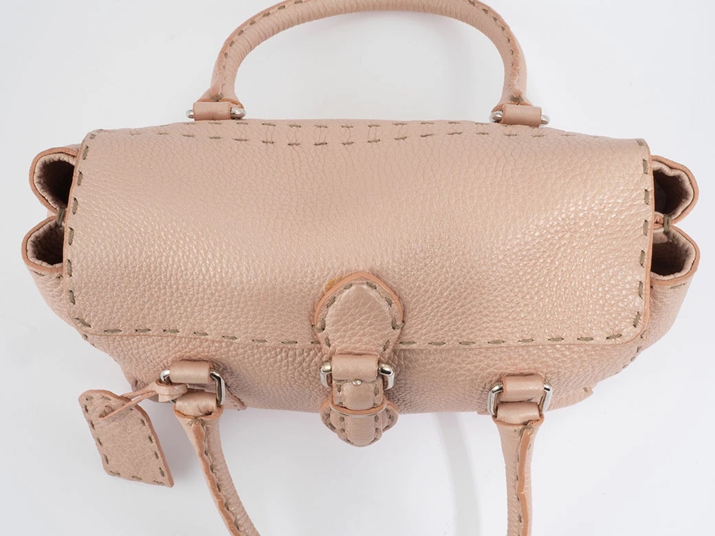 フェンディ セレリア ミニ リンダ ハンドバッグ ピンク 8BR486