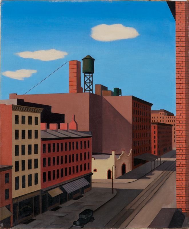 American Cityscape Hudson Street George Ault, 1932