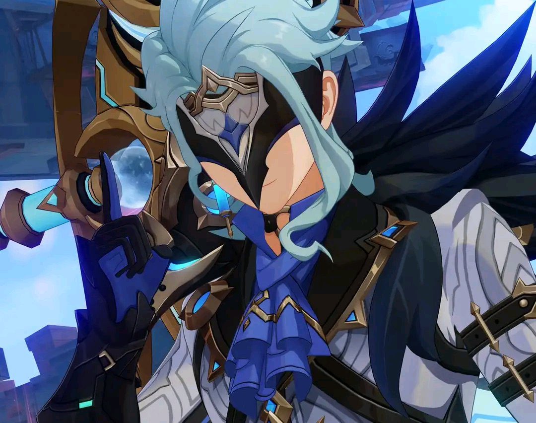 ushioebi's tweet image. where is his sticker, hoyoverse