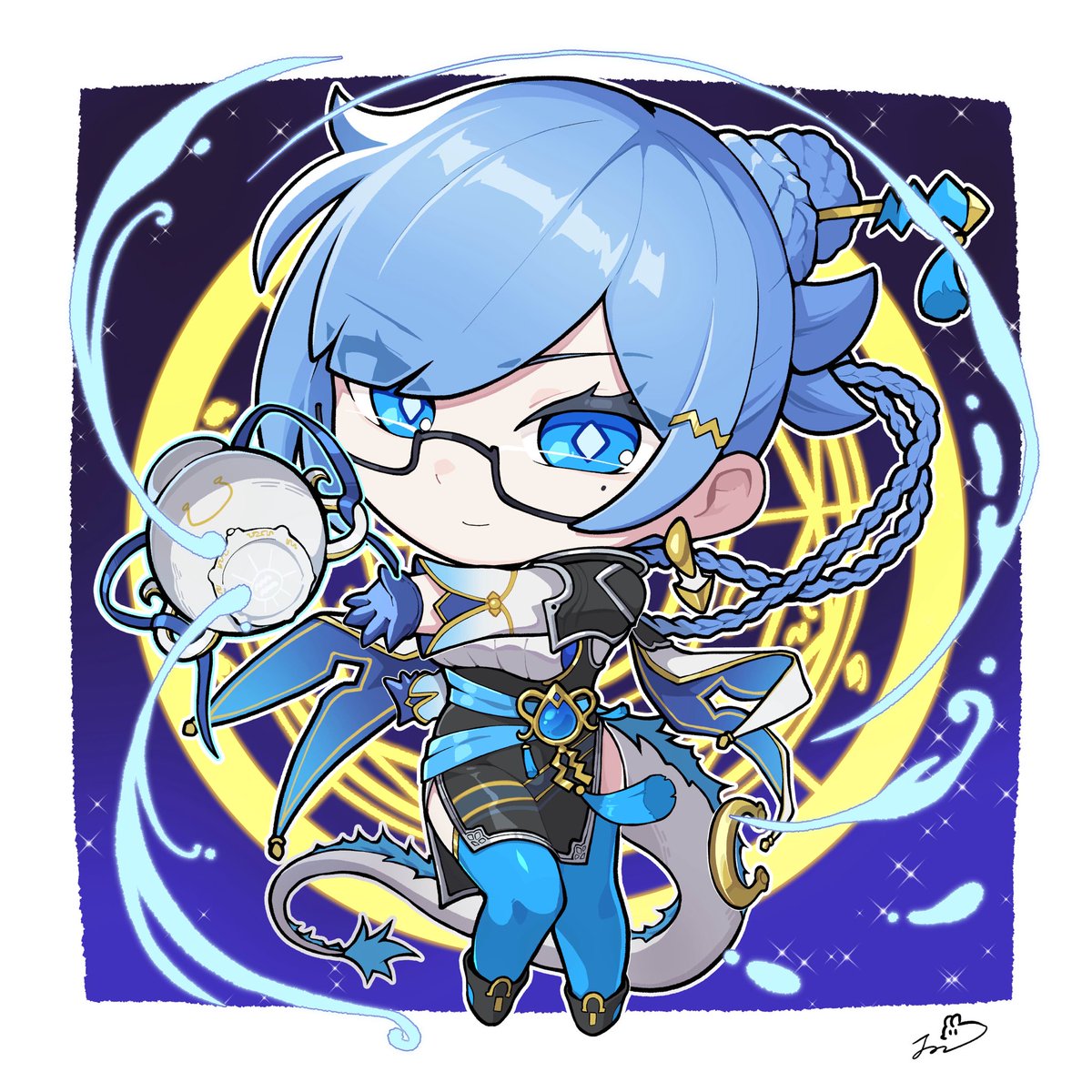 #OCGファンアート #遊戯王OCG
ドラゴンテイルファイメナ 
Dracotail Faimena