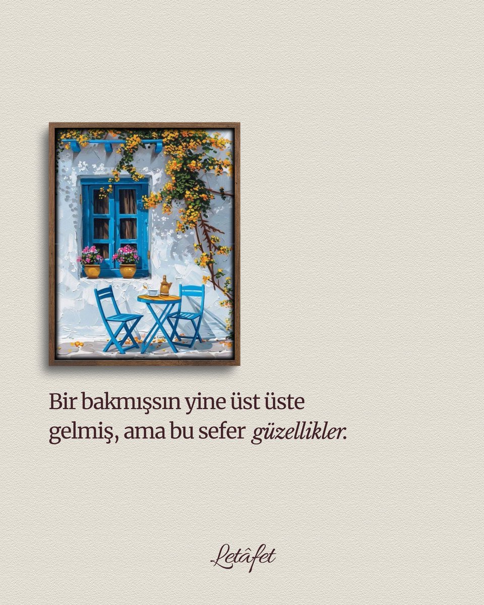 • Güzel düşün güzel olsun.