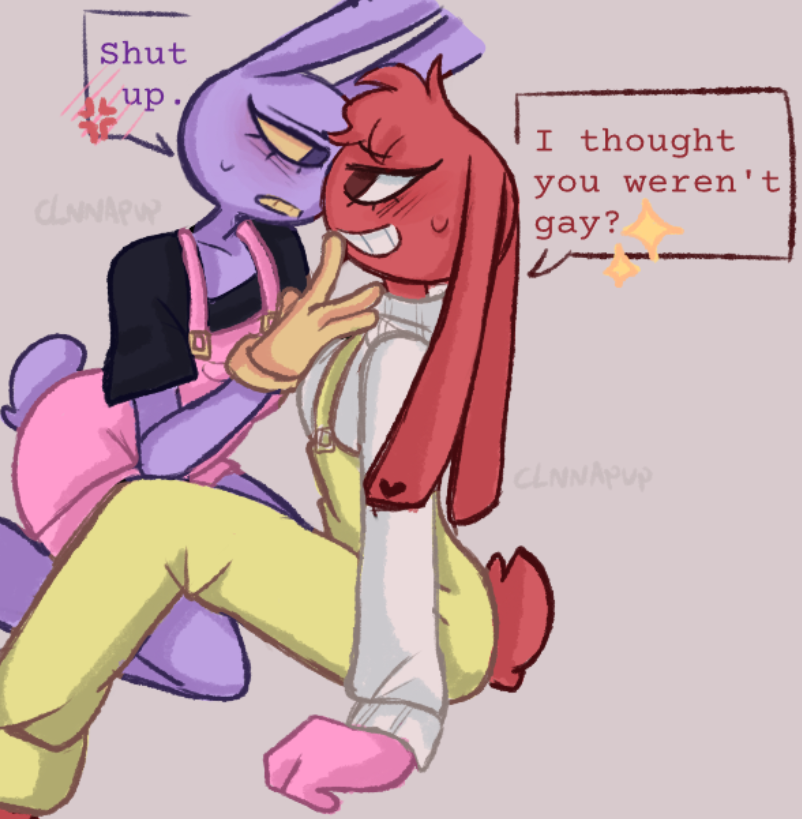 clnnapupp's tweet image. Fanart for @baguettenjoyer's Tamsy designs.. I love and cherish them dearly. Yuri. 
#tadc #thomasxjax