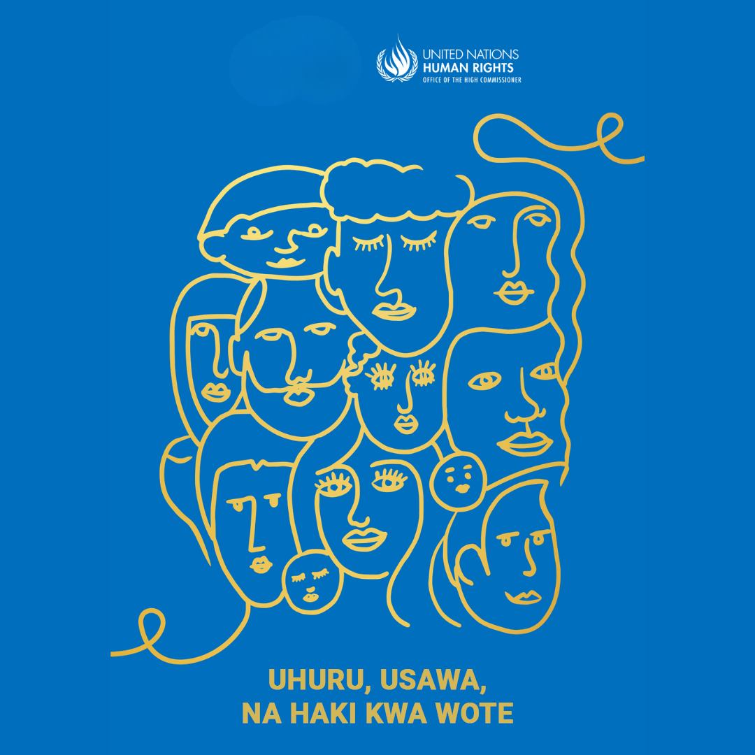 Binadamu wote huzaliwa huru na sawa katika utu na haki.

Haki hizi ni za kila mtu, hazijadiliwi wala kubadilishwa.

Kila mmoja wetu ana wajibu wa kuzilinda, kwa ajili ya kila mtu.

ohchr.org/en/what-are-hu…

- kupitia <a href="/UNHumanRights/">UN Human Rights</a>