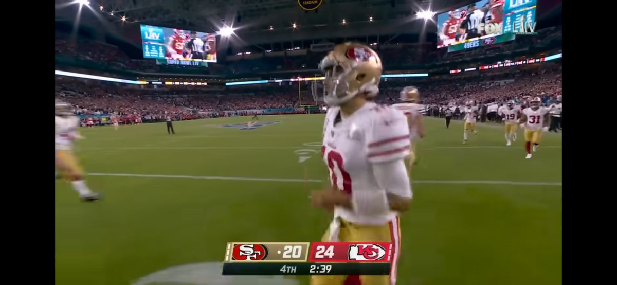 Carson Beck coming out for the final drive