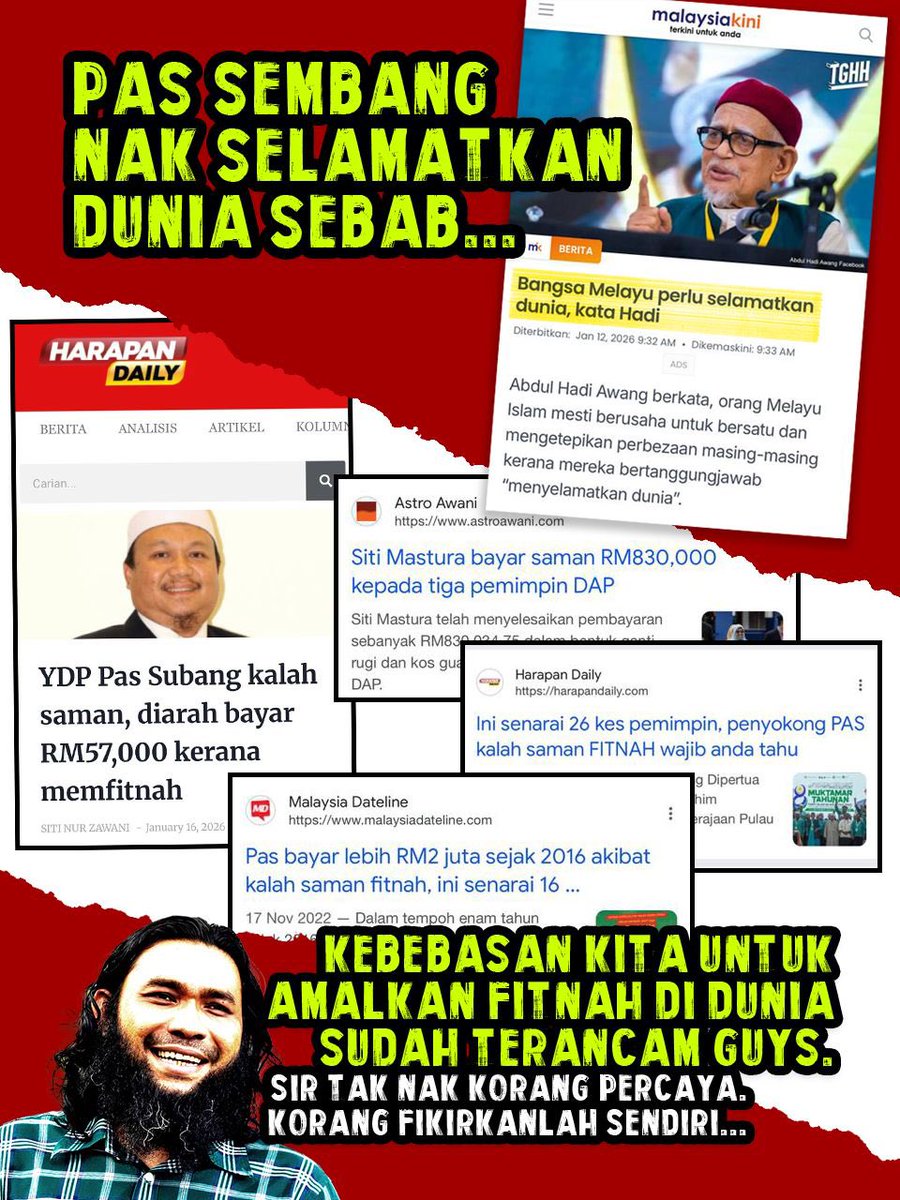 Salim_Iskandar's tweet photo. PAS ADALAH BABI HIJAU https://t.co/K6jYn1DzGo