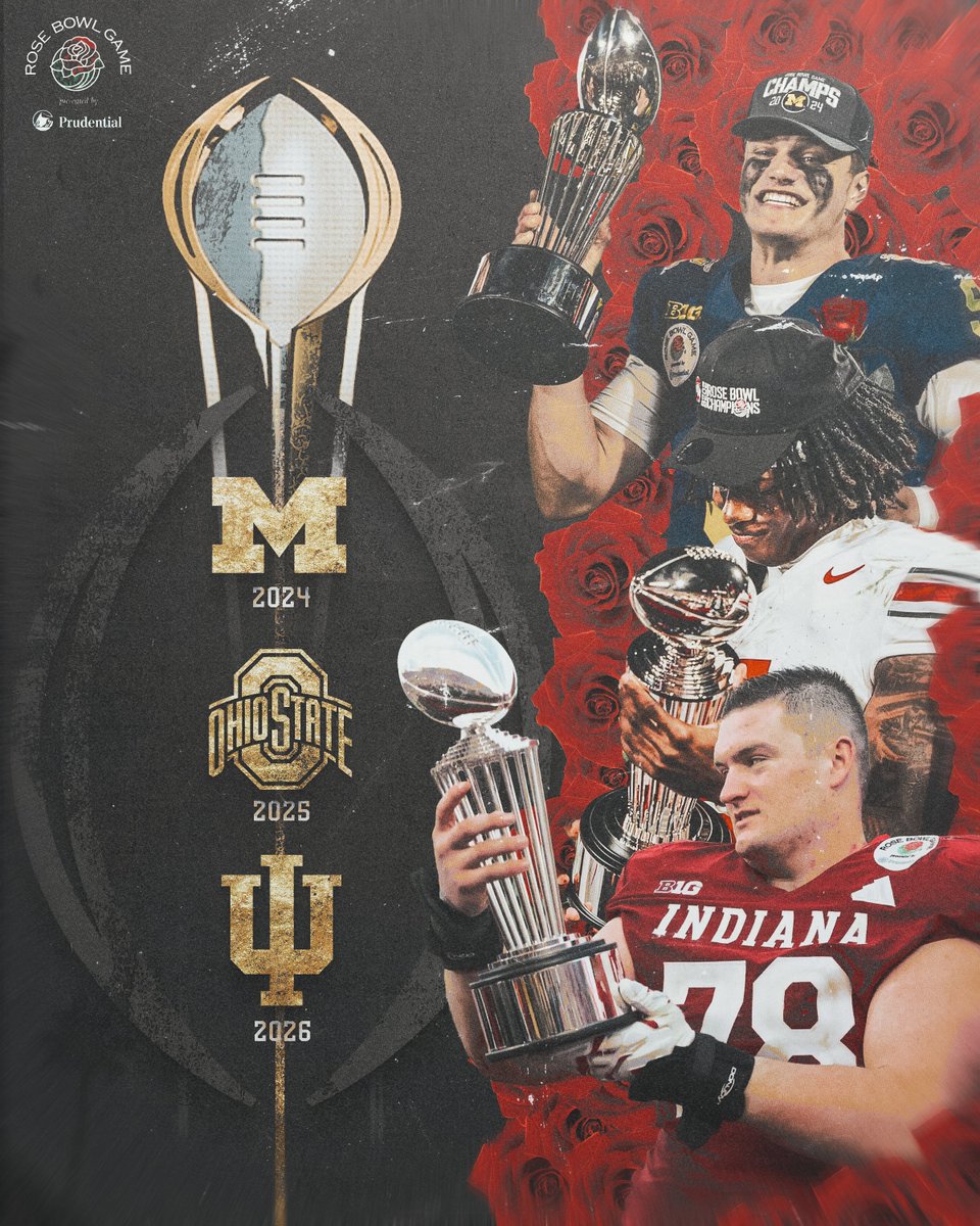 Rose Bowl Game ➡️ National Champions. 🌹