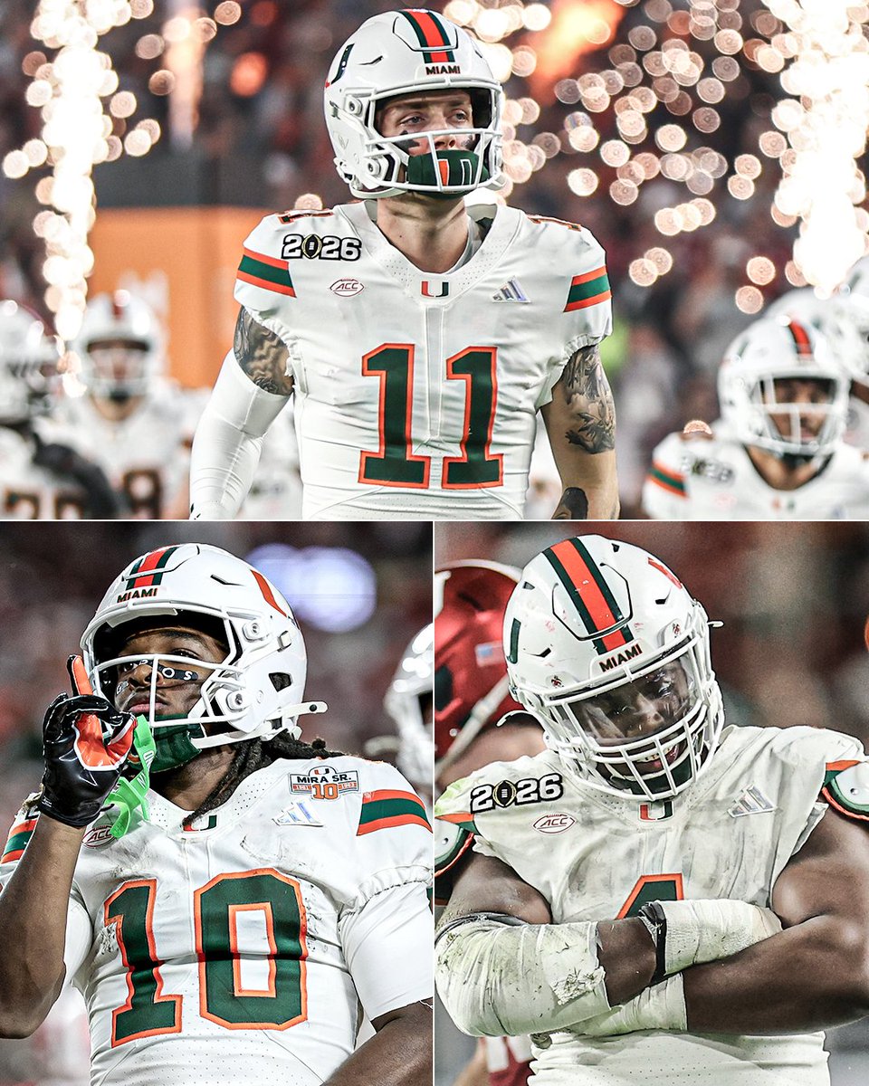 The Miami Hurricanes left it all on the field 👏 

What a team. What a season.