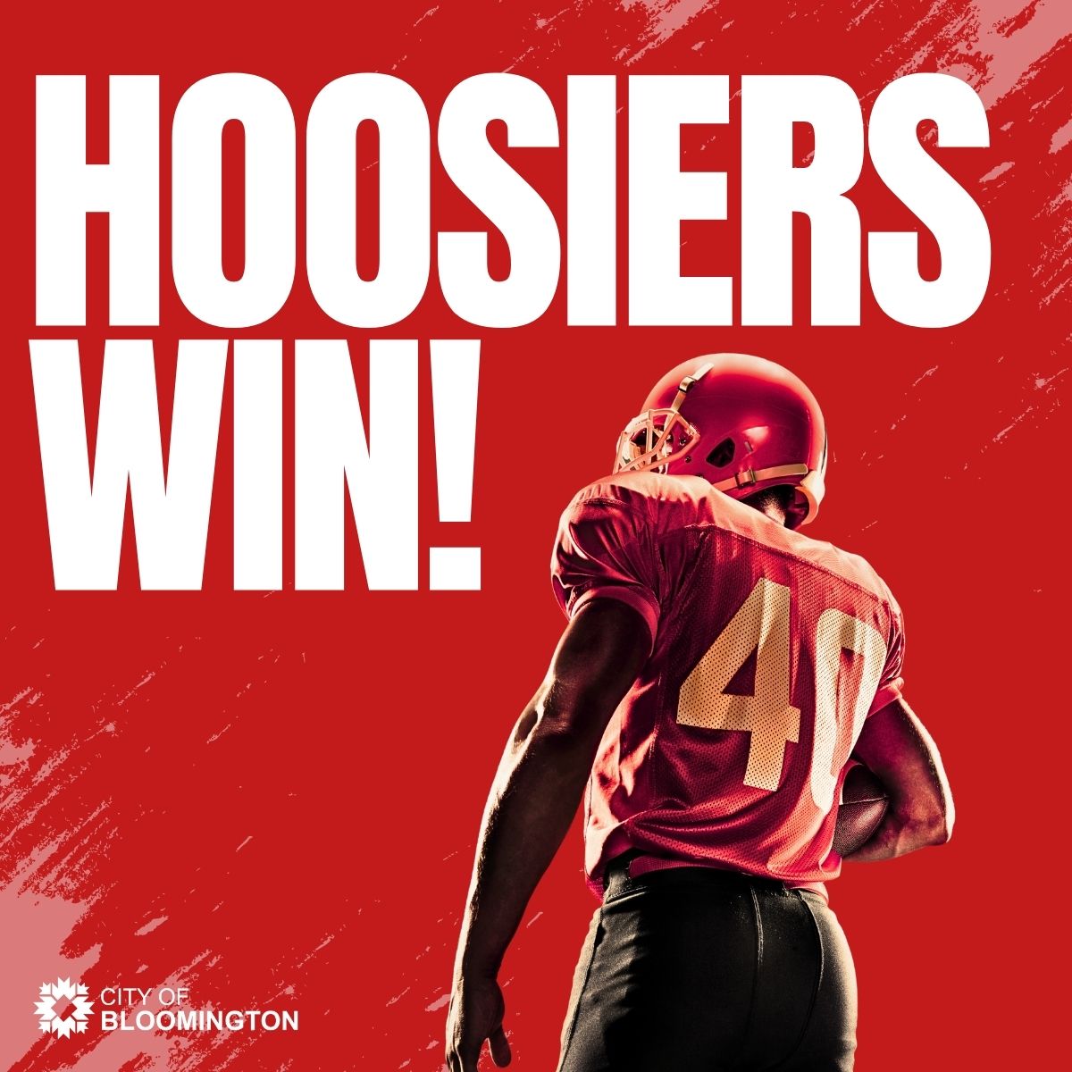 History: made. Dreams: come true. <a href="/IUBloomington/">IU Bloomington</a>: first-time national football champion. Congratulations, <a href="/IUHoosiers/">Indiana Hoosiers</a>. You've made Indiana proud.