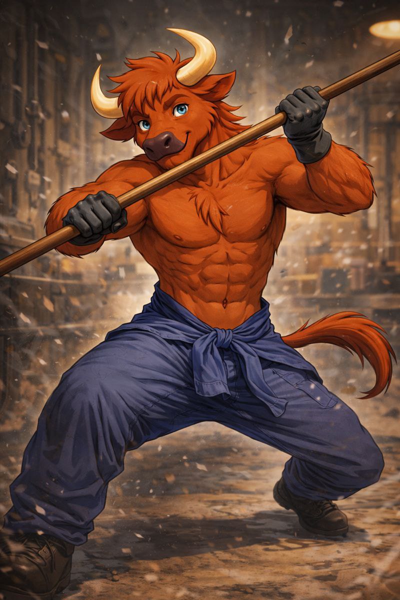 Ready to spar with this Bull?